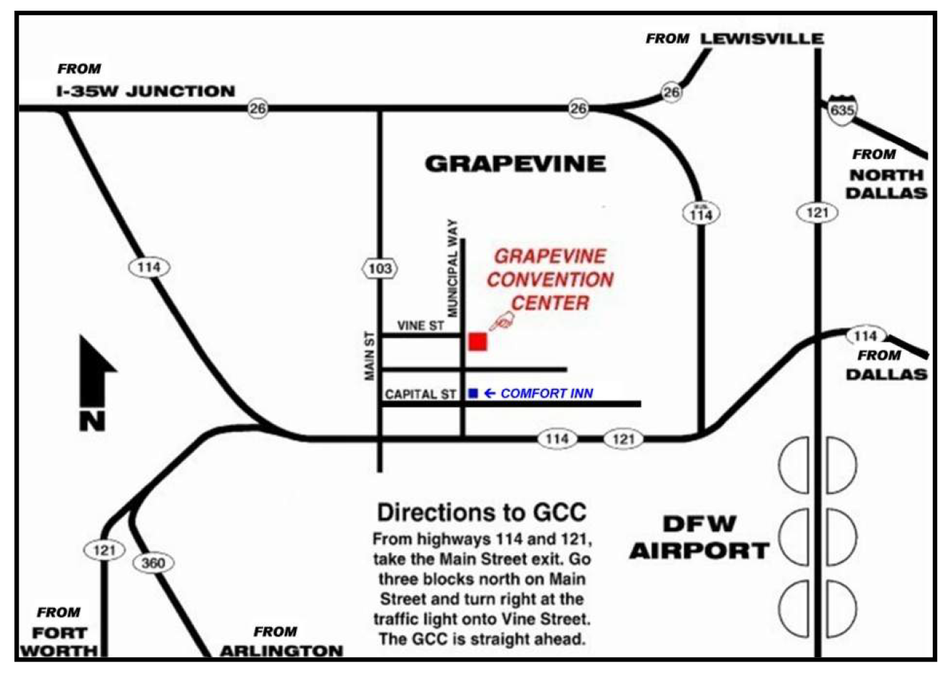 Grapevine Map